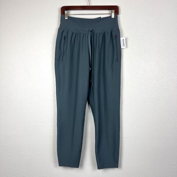 Old Navy Performance Ankle Joggers NWT Women’s Medium Teal Zip Pocket High Rise - Picture 1 of 7